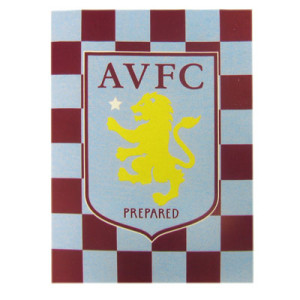 Fleecová deka Aston Villa FC čtverečkovaná